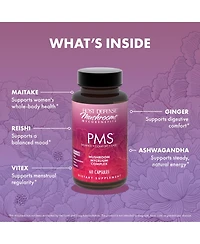 Host Defense MycoBenefits Pms Capsules, 60 Capsules (30 Servings)