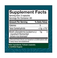 Host Defense Reishi Capsules - Heart & Immune Health Support Supplement - Mushroom Supplement to Support Energy & Vitality