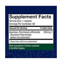 Host Defense Agarikon Capsules - Immune System Support Supplement - Mushroom Supplement to Aid Immune Functions & Cell Strength