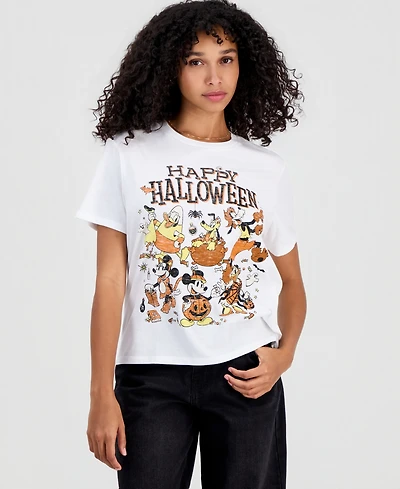 Juniors' Disney Halloween Crewneck Tee