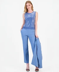 Anne Klein Women's Sequin Tank Top
