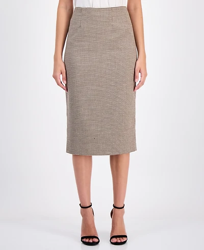 Anne Klein Women's Houndstooth Pencil Skirt