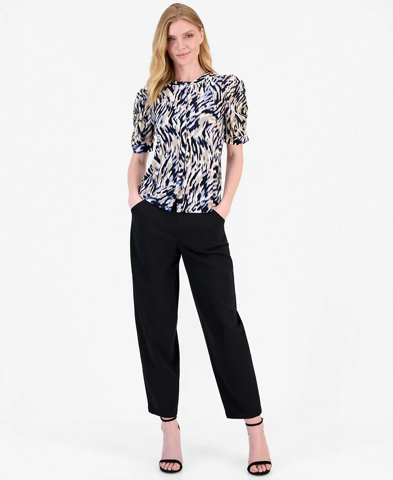 Anne Klein Women's Puff-Sleeve Blouse
