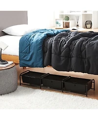DormCo Suprima Underbed Storage - Lidded 3 Section