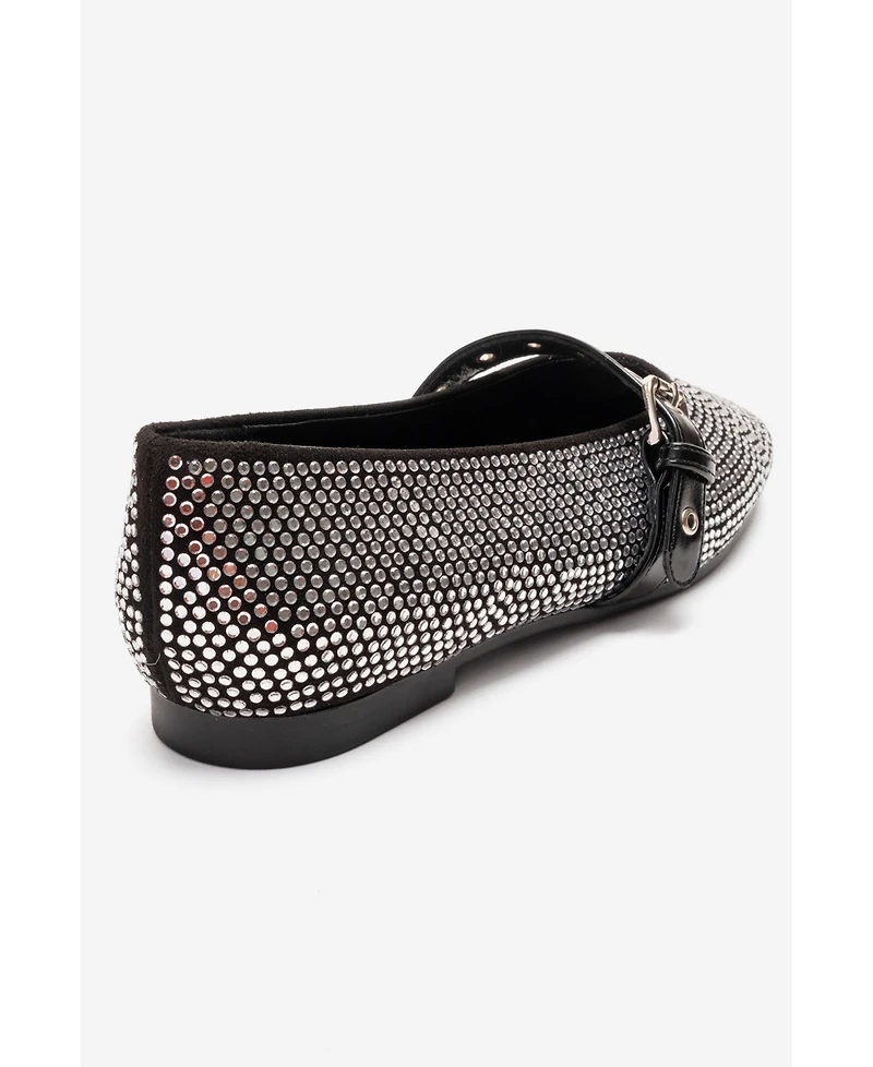 Prologue Shoes Women's Clive Embellished Ballet Flat