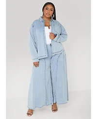 Ashley Stewart Women's Chambray Shirt