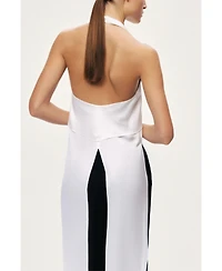 Nocturne Women's Layered Halter Blouse