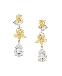 Arabella Pink (3 ct. t.w.) & White (8 Cubic Zirconia Drop Earrings Sterling Silver (Also Available 14k Gold-Plated Silver)