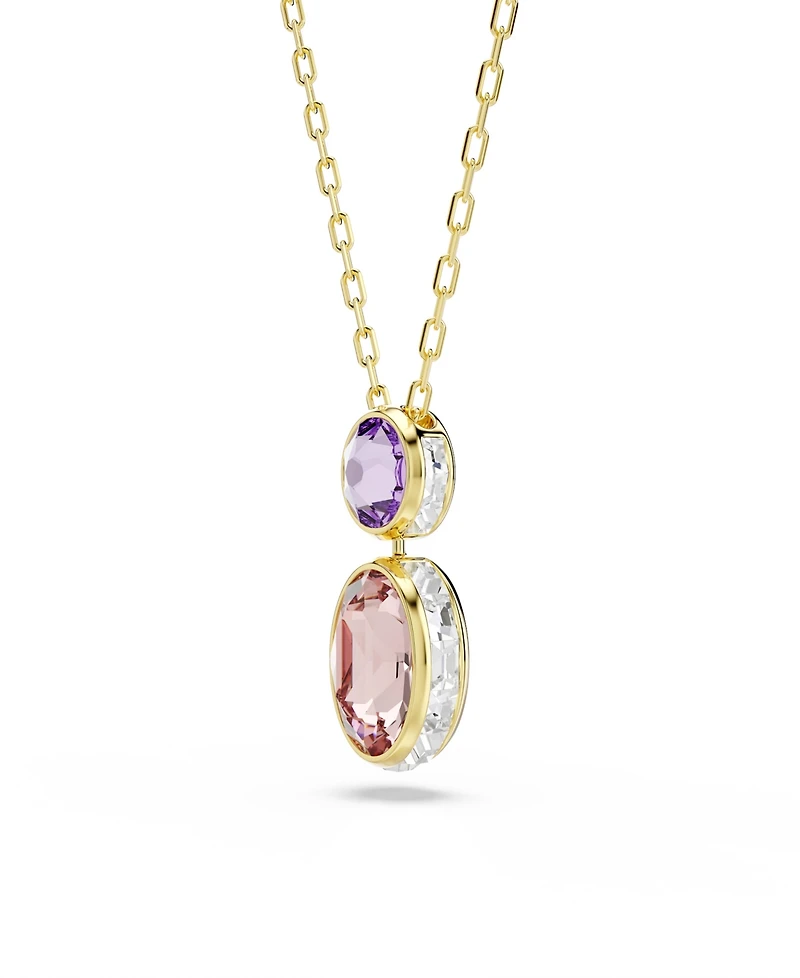 Swarovski Gold-Tone Plated Chroma Pendant Necklace
