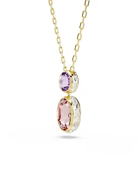 Swarovski Gold-Tone Plated Chroma Pendant Necklace