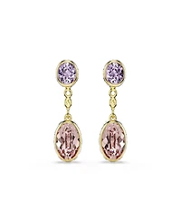 Swarovski Gold-Tone Plated Chroma Drop Earrings
