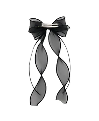 Puttisu Girls Organza Double Ribbon Clip Gift Set with Tin Case