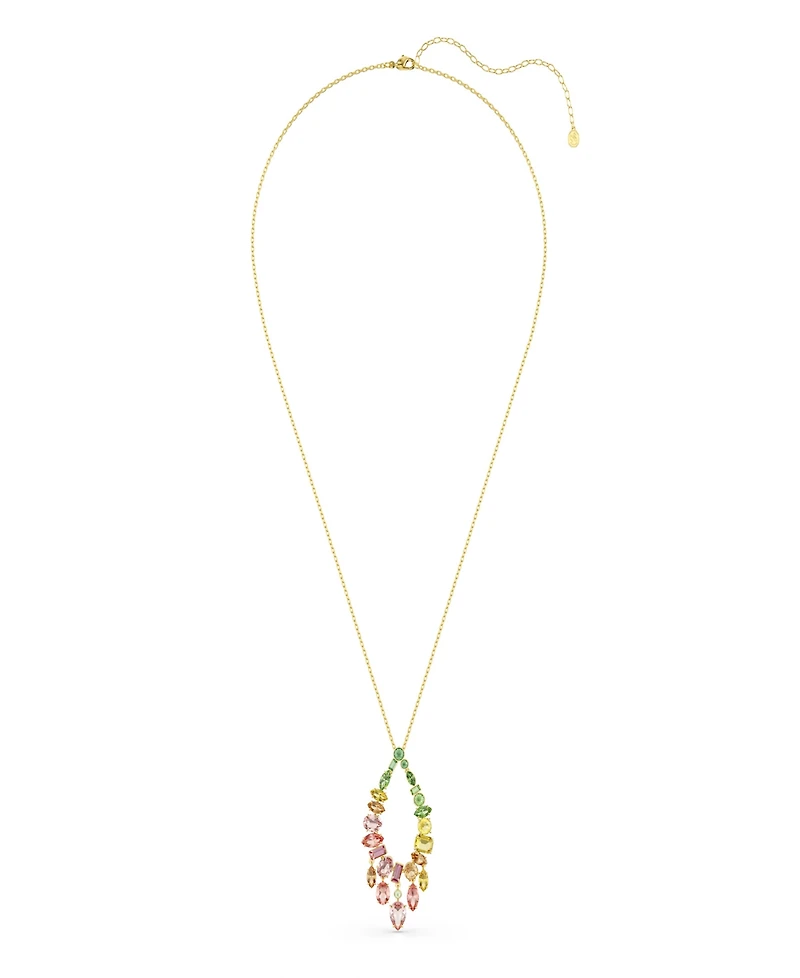 Swarovski Gold-Tone Plated Gema Pendant Necklace