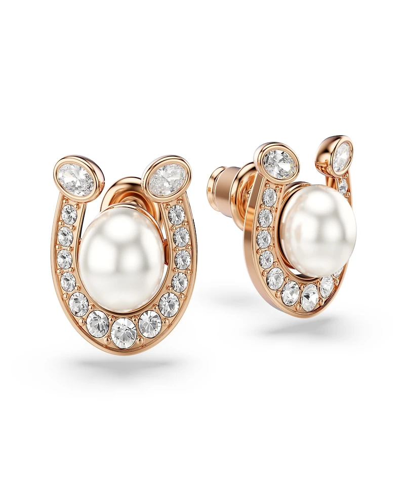 Swarovski Rose Gold-Tone Plated Symbolica Stud Earrings