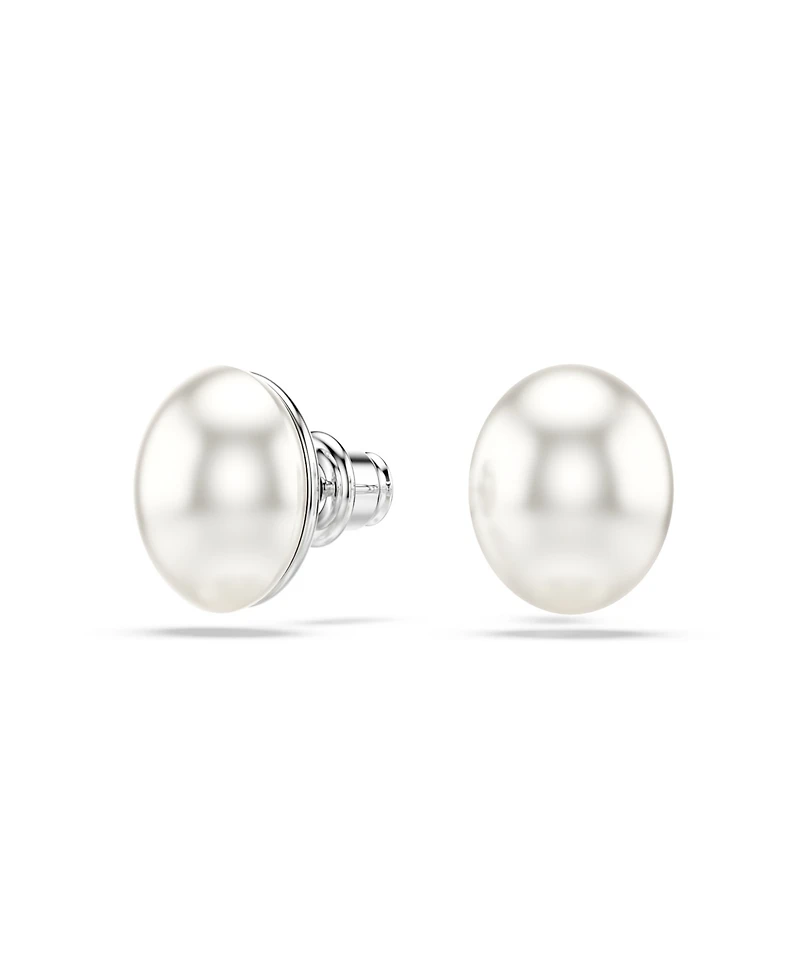 Swarovski Rhodium-Plated Matrix Stud Earrings