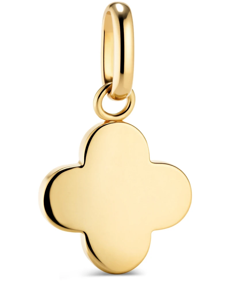 Devata Clover Charm Pendant in 14K Gold, approx. 1.3 grams