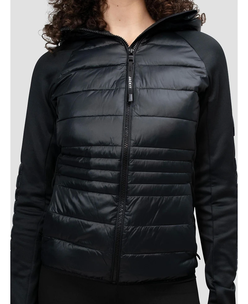 JACK1T Women's Calypso Hybrid Hooded Jacket