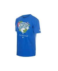 New Era Men's Blue York Knicks Lifestyle Capsule Floral Fruit T-Shirt