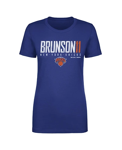 500 Level Women's Jalen Brunson Blue New York Knicks Elite T-Shirt