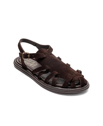 Forever & Always Shoes Women's Alone Leather Gladiator Sandal