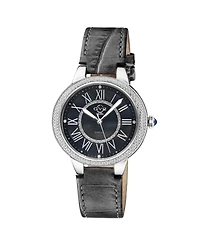 GV2 by Gevril Women's Florence Swiss Quartz Diamond Ip Stainless Steel Bracelet Watch