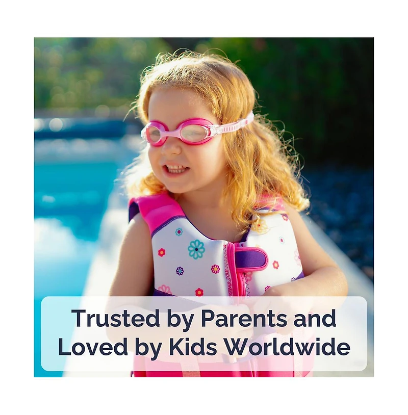 Limmys Swim Vest for Toddlers and Kids - Ce-Certified Foam Panel Swimming Aid, Award-Winning Design, Ykk Zip, Soft Neoprene Comfort