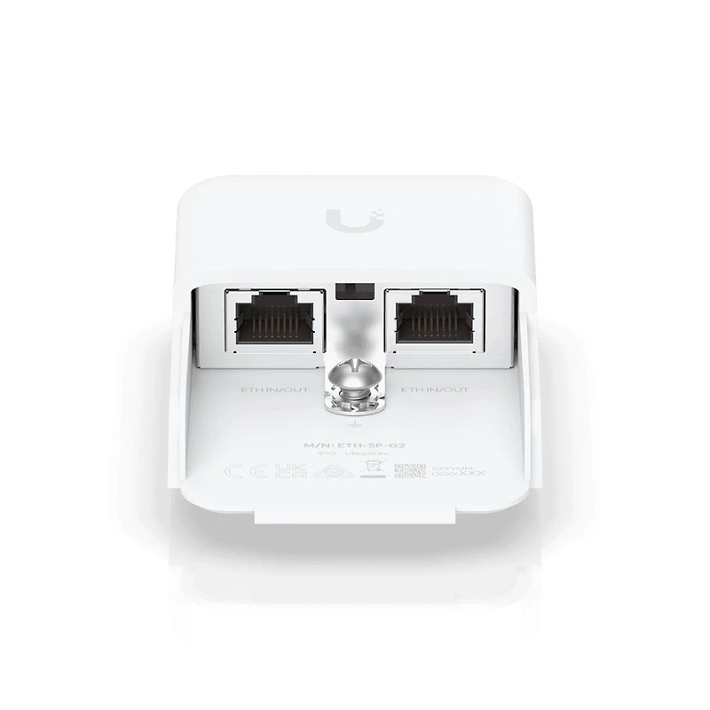 Ubiquiti Networks Eth-sp Ethernet Surge Protector for 10/100/1000 Mbps Networks, 2x RJ45 Female Connectors