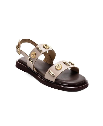Forever & Always Shoes Women's Libera Leather Sandal
