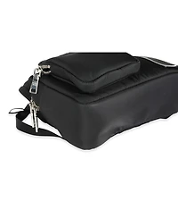 Pre-Owned Prada Black Tessuto Pocket Nylon Technical Backpack