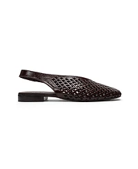 Forever & Always Shoes Women's Delizia Leather Slingback Shoe