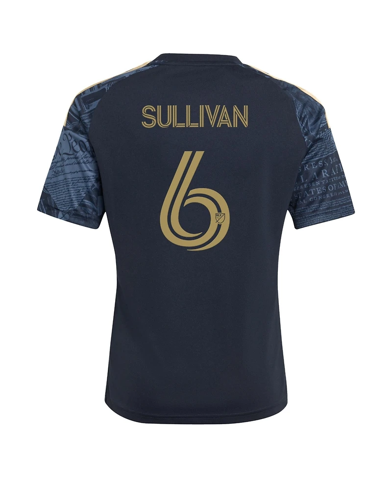 Adidas Big Boys and Girls Cavan Sullivan Navy Philadelphia Union 2026 1776 Kit Replica Jersey