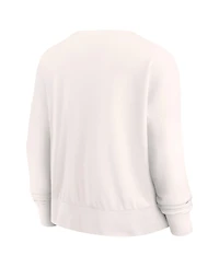 Fanatics Women's Cream Toronto Raptors Close the Game Pullover Sweatshirt