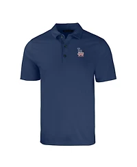 Cutter & Buck Men's Heather Navy Los Angeles Dodgers Stars Stripes Forge Eco Stretch Polo Shirt