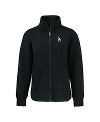 Cutter & Buck Women's Black Los Angeles Dodgers Roam Eco Full-Zip Jacket