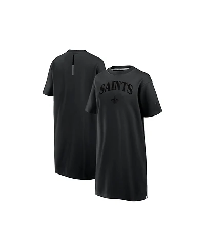 Fanatics Women's Black New Orleans Saints Elements Go Tri-Blend Dress