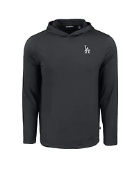 Cutter & Buck Men's Los Angeles Dodgers Coastline Epic Comfort Eco Hoodie Long Sleeve T-Shirt