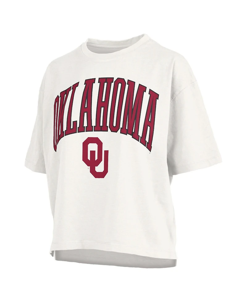Pressbox Women's White Oklahoma Sooners Nelson T-Shirt