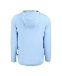 Cutter & Buck Men's Powder Blue New England Patriots Coastline Epic Comfort Eco Hoodie