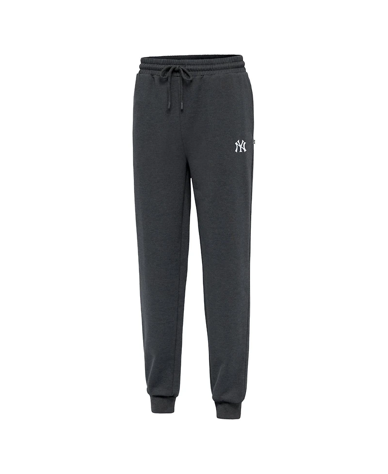 Antigua Men's Heather Charcoal New York Yankees Idol Jogger Pants