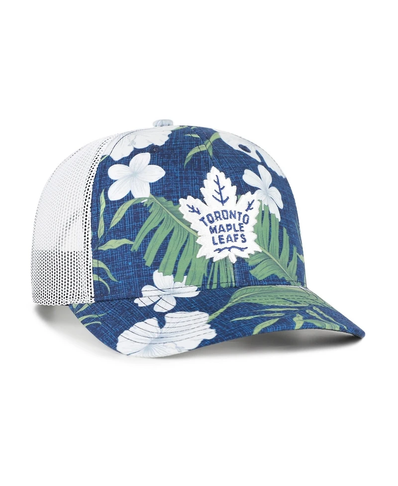 '47 Brand Men's Navy/White Toronto Maple Leaf Beach Side Adjustable Trucker Hat