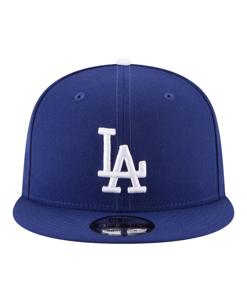 New Era Men's Royal Los Angeles Dodgers Blue Heaven On Earth Marquee Patch 9FIFTY Snapback Hat