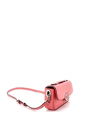 Pre-Owned Gucci Mini Petite Gg Flap Shoulder Bag Leather