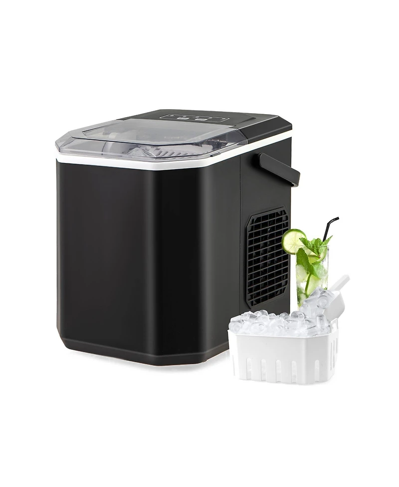 sumyeg Countertop Ice Maker with Self Cleaning Function for Home Office