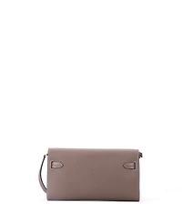 Pre-Owned HERMES Kelly To Go Wallet Chevre Mysore