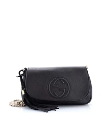 Pre-Owned Gucci Medium Soho Chain Crossbody Bag Leather