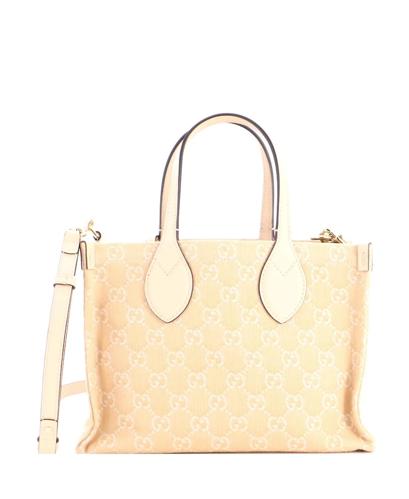 Pre-Owned Gucci Medium Ophidia Shopper Tote Gg Denim