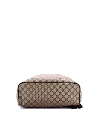 Pre-Owned Gucci Medium Zip Around Backpack Printed Gg Coated Canvas