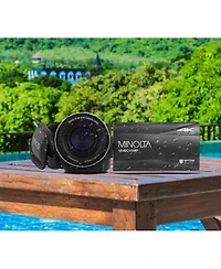 Minolta MN4K300WP 4K Ultra Hd 56MP Waterproof Camcorder