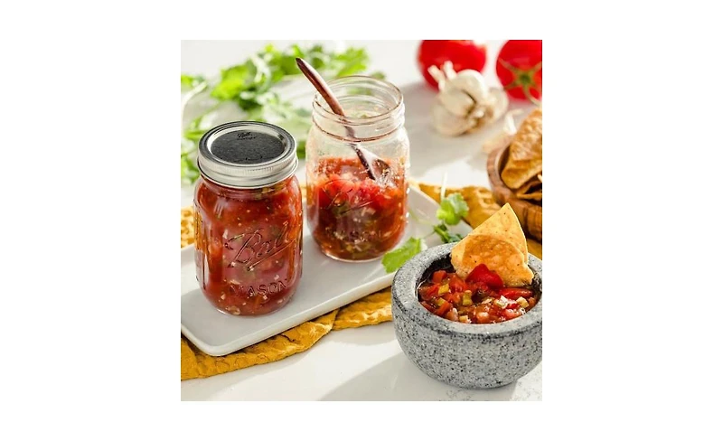 Ball Glass Mason Jars, Regular Mouth, Pint Size (16 oz), Pack of 4