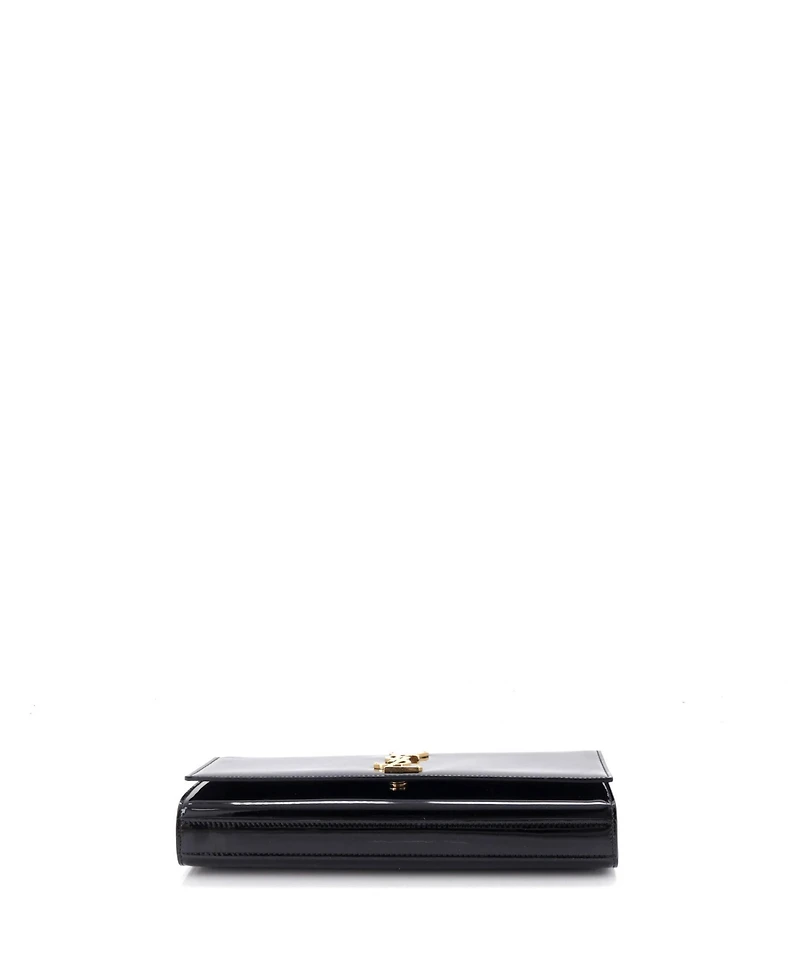 Pre-Owned Saint Laurent Long Classic Monogram Clutch Patent